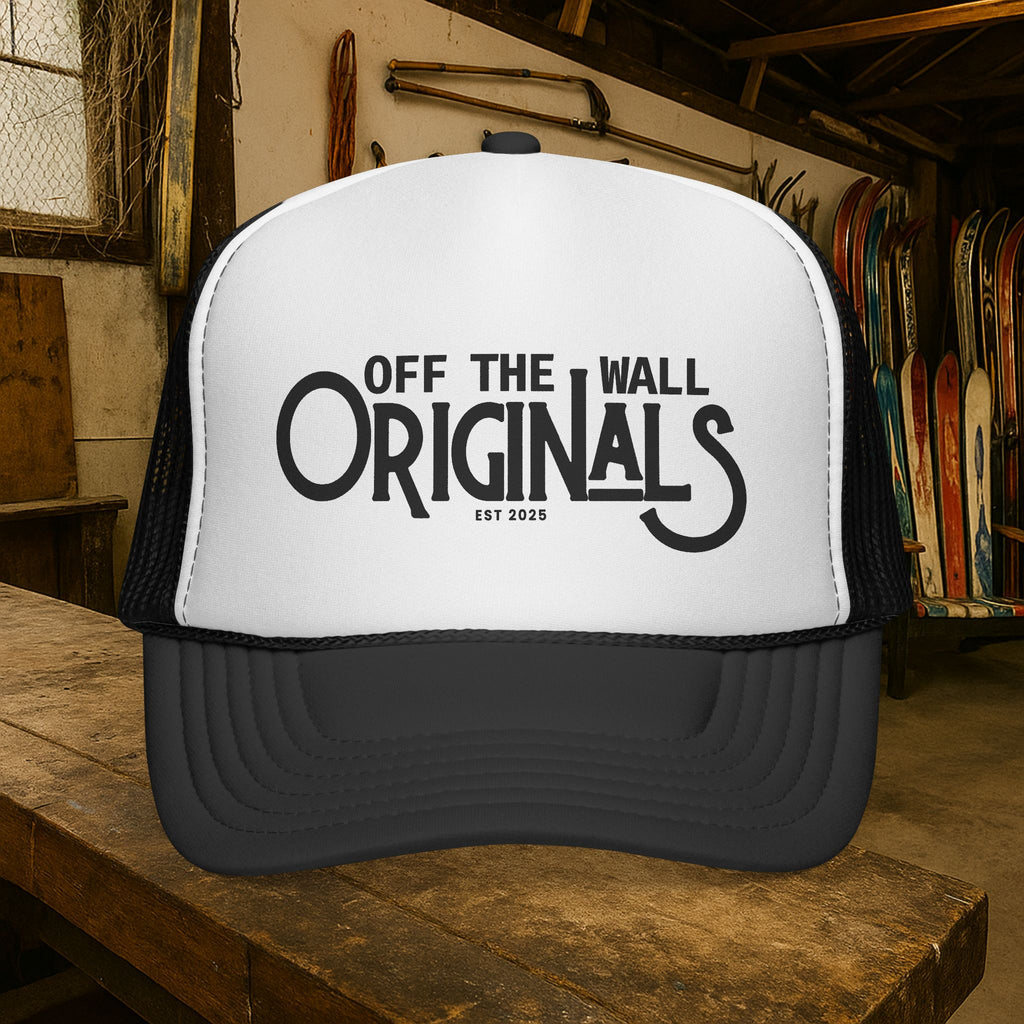 Off The Wall Originals Trucker Cap | Retro Script Logo