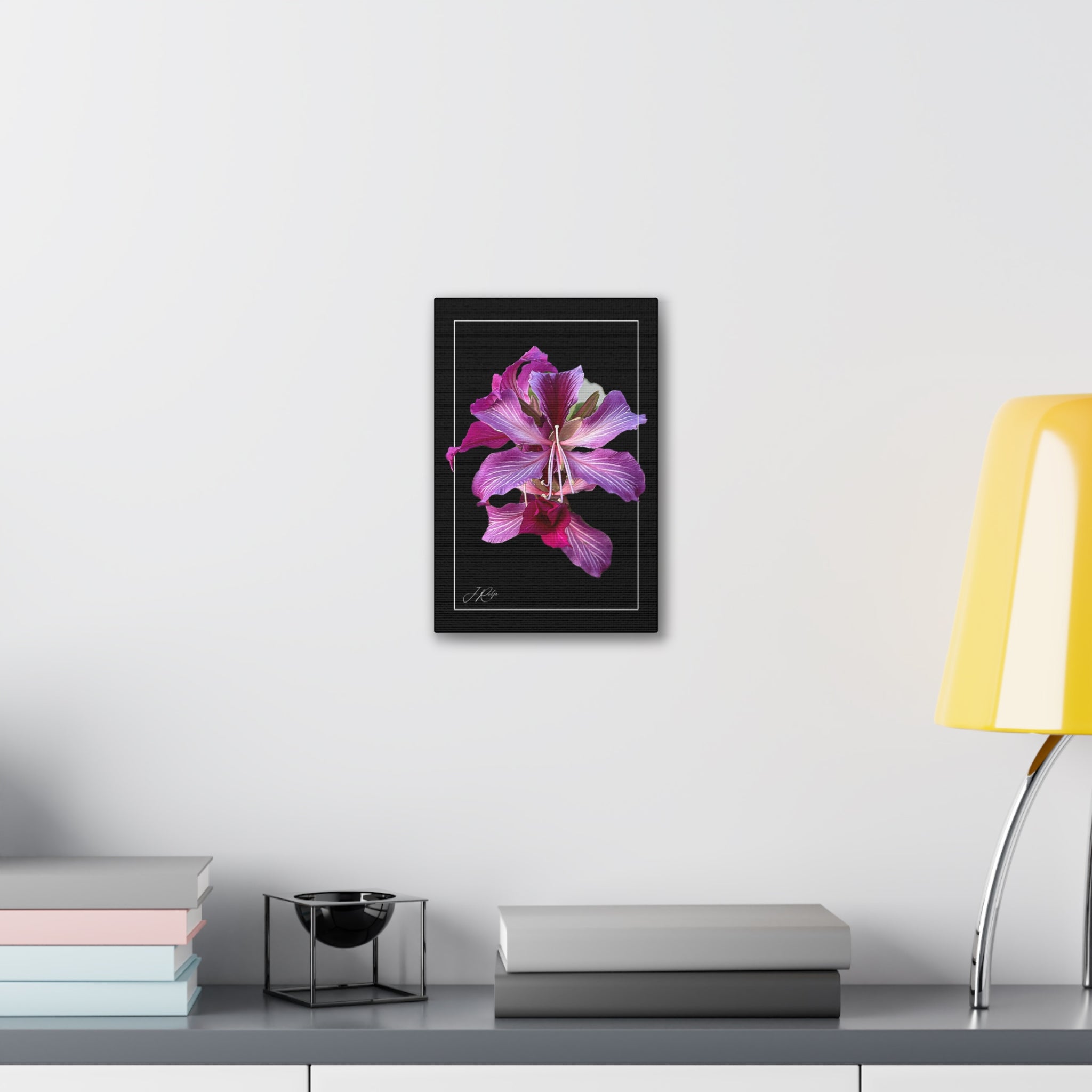 8"x12" Vertical Orchid in Stillness | Artography Canvas