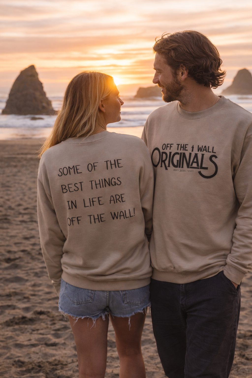 Off The Wall Originals Crewneck Sweatshirt | Some of the Best Things in Life Are Off the Wall | Shop Swag Collection