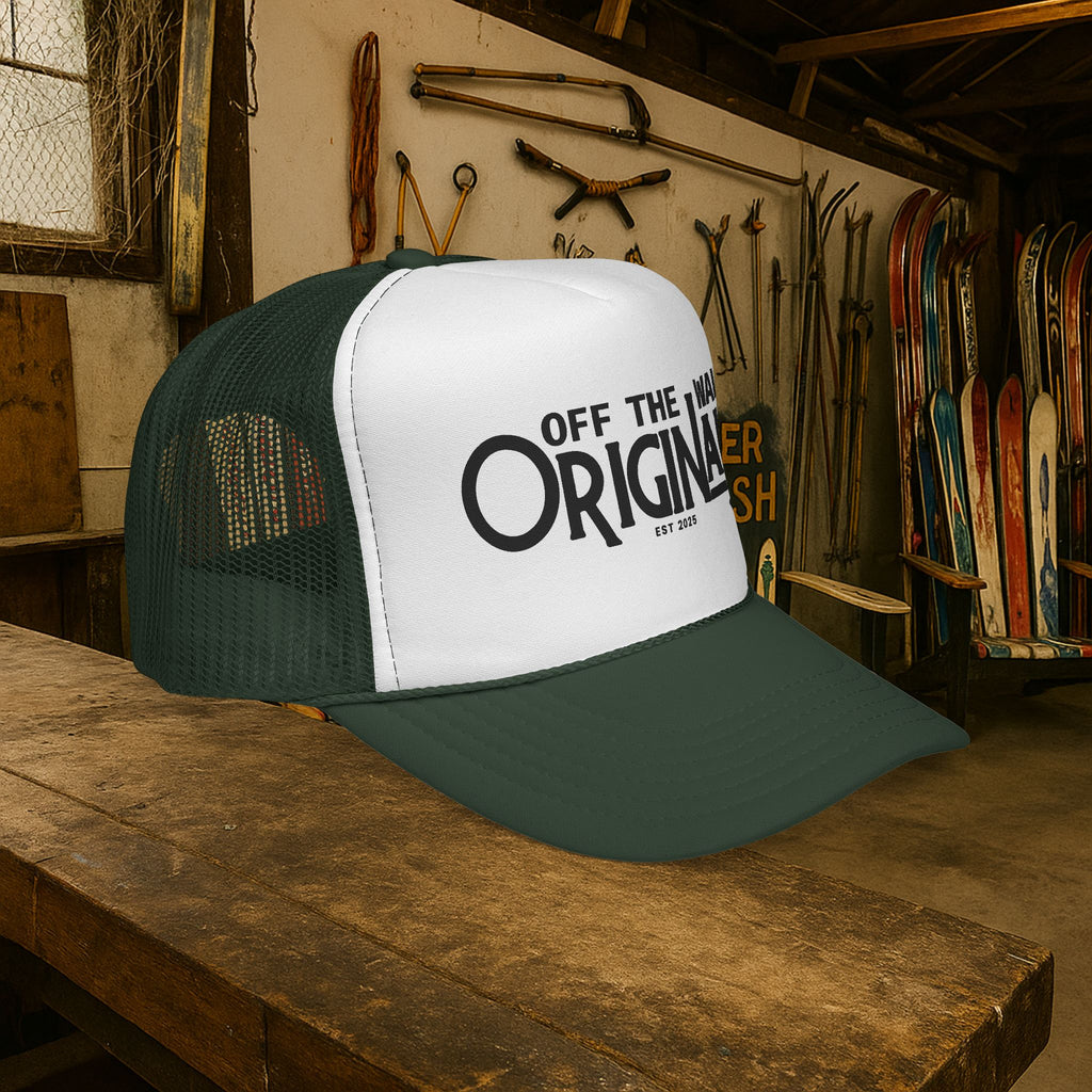 Off The Wall Originals Trucker Cap | Retro Script Logo