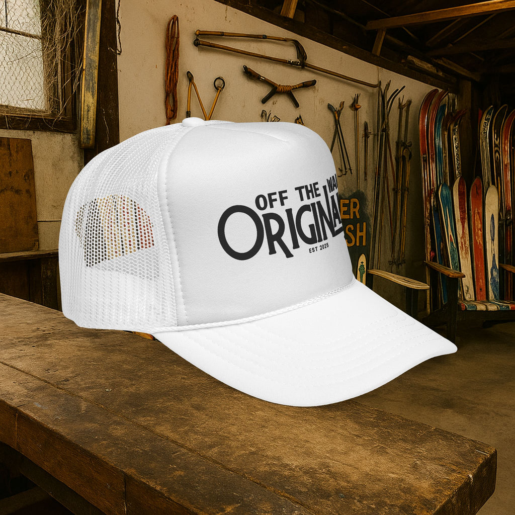 Off The Wall Originals Trucker Cap | Retro Script Logo
