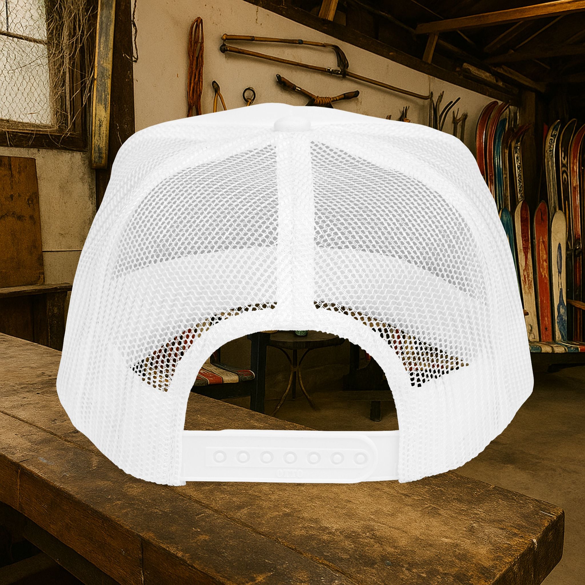 Off The Wall Originals Trucker Cap | Retro Script Logo