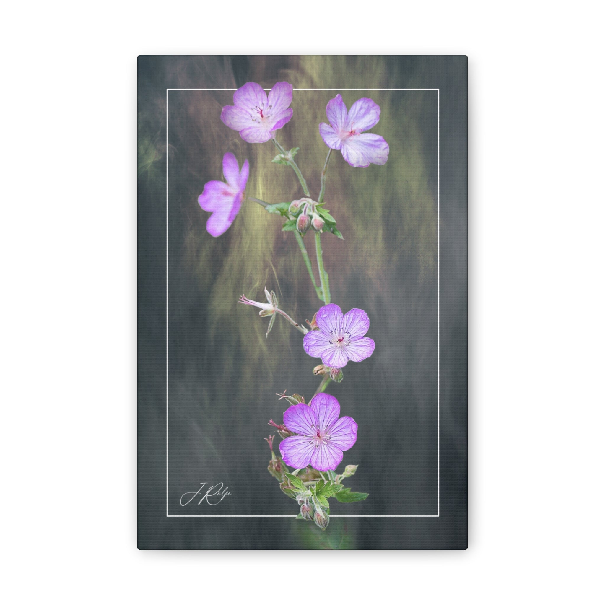 8"x12" Vertical Quiet Bloom | Artography Canvas