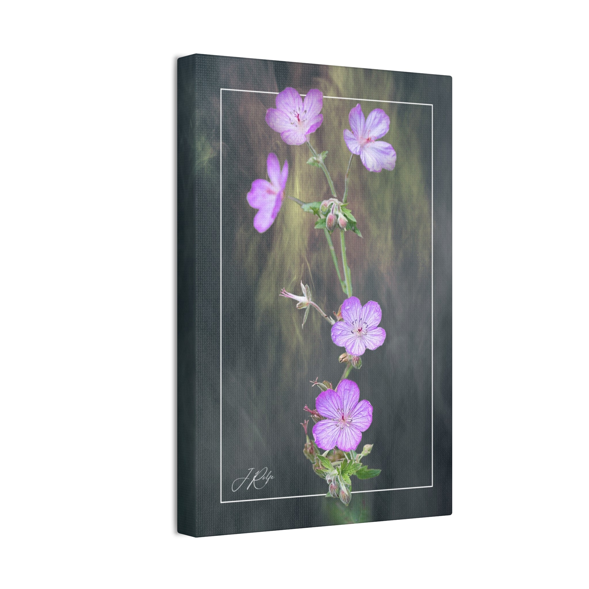 8"x12" Vertical Quiet Bloom | Artography Canvas