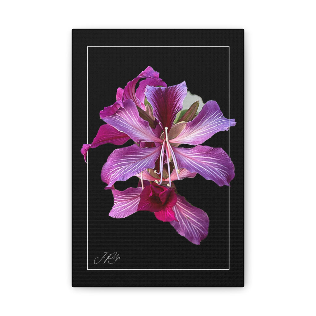 8"x12" Vertical Orchid in Stillness | Artography Canvas