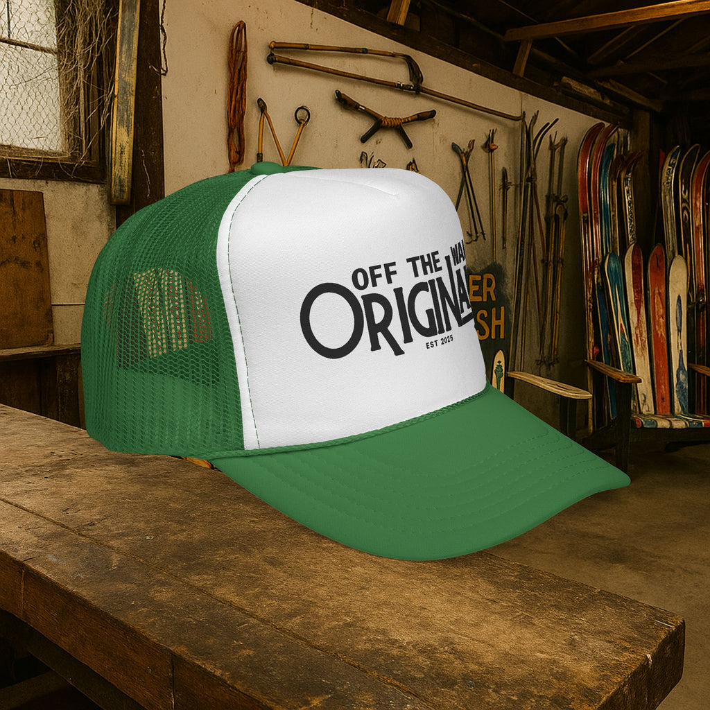 Off The Wall Originals Trucker Cap | Retro Script Logo