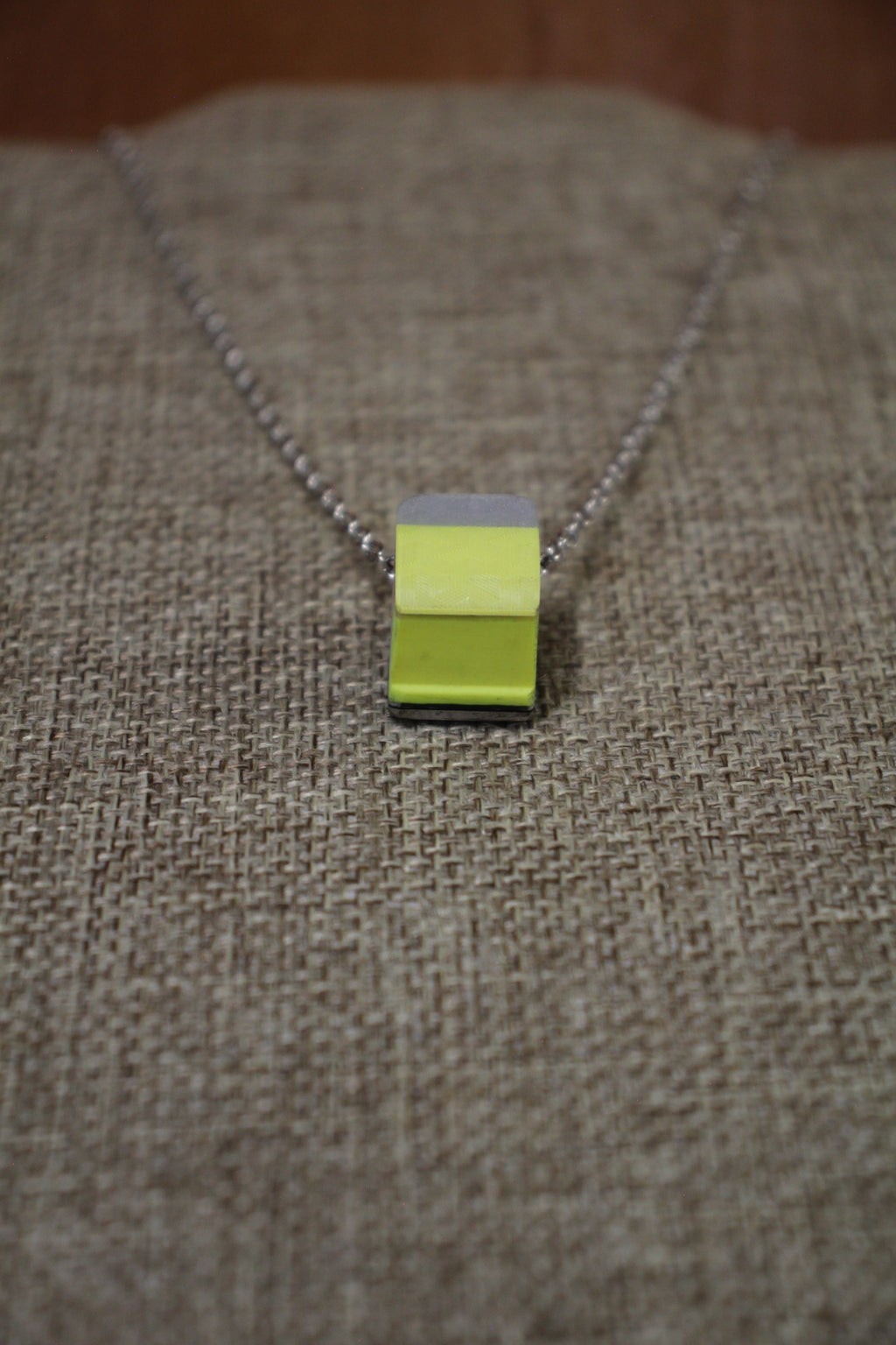 Montana Alpine Ski Edge Necklace | Yellow & Gray Slope Style Jewelry