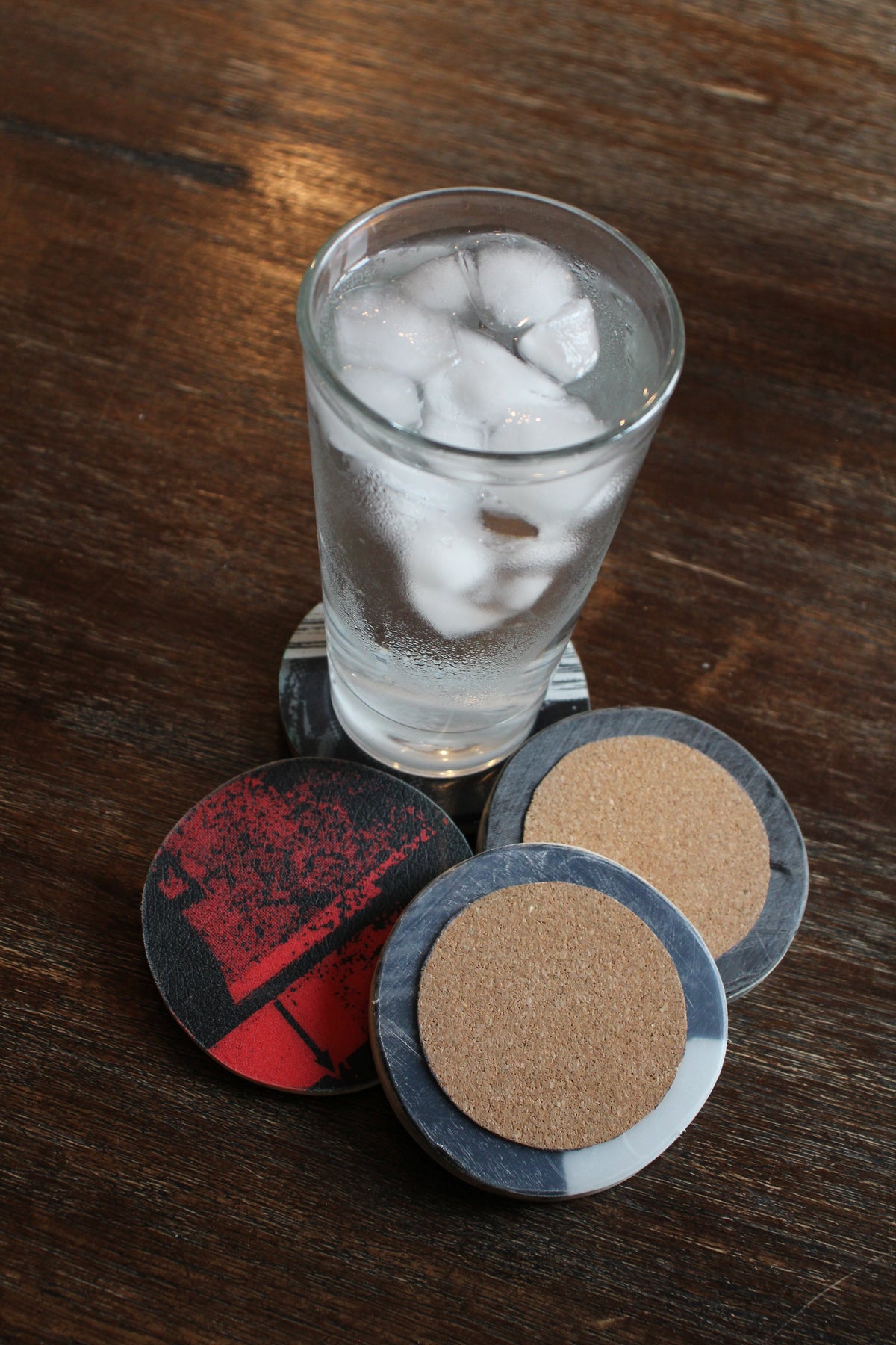 Burton Snowboard Drink Coaster Set | Upcycled 3.5" Handmade Coaster Set  Set of 4