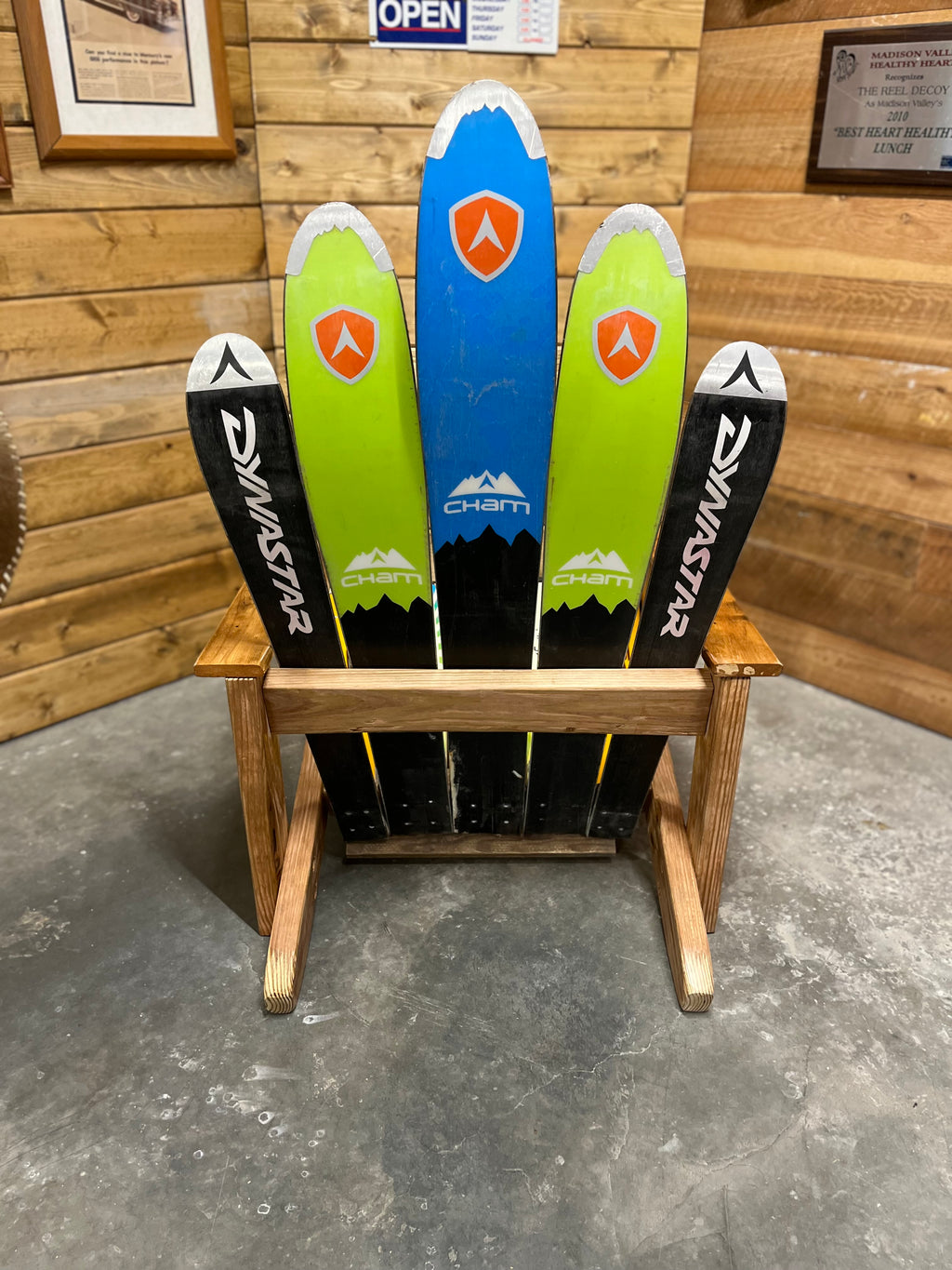 Adirondack Ski Chair | Handmade from Up-Cycled Alpine Skis