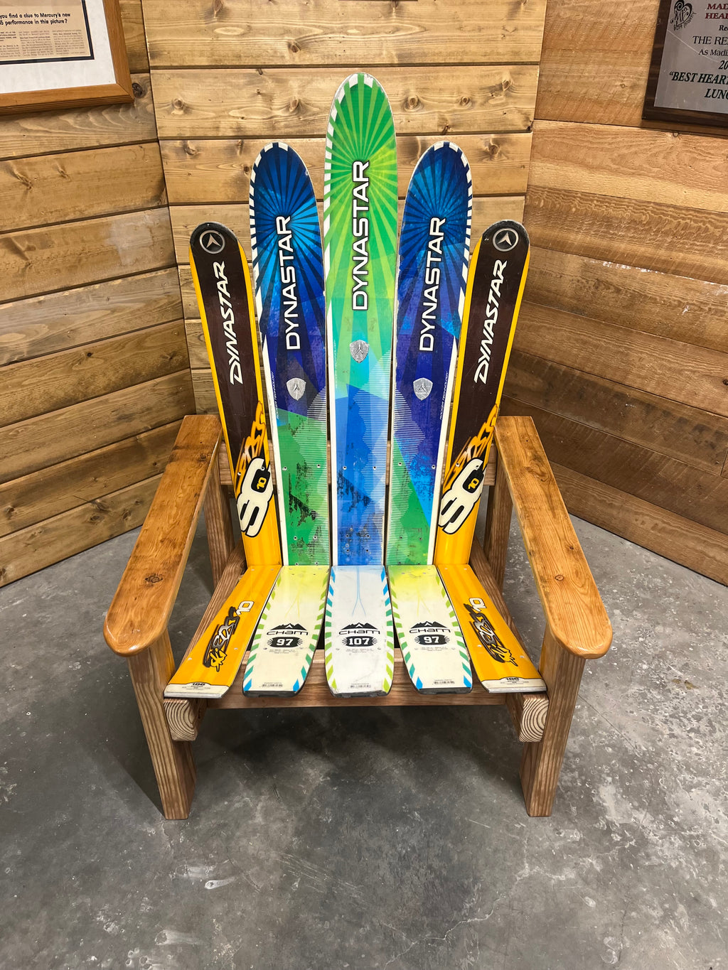 Adirondack Ski Chair | Handmade from Up-Cycled Alpine Skis