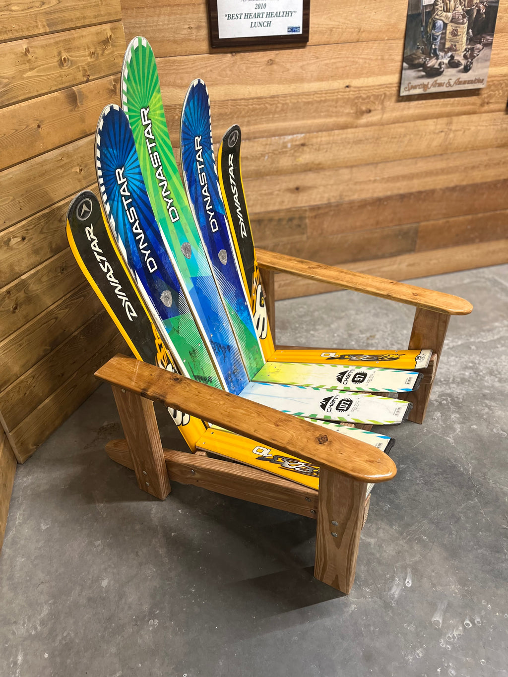 Adirondack Ski Chair | Handmade from Up-Cycled Alpine Skis