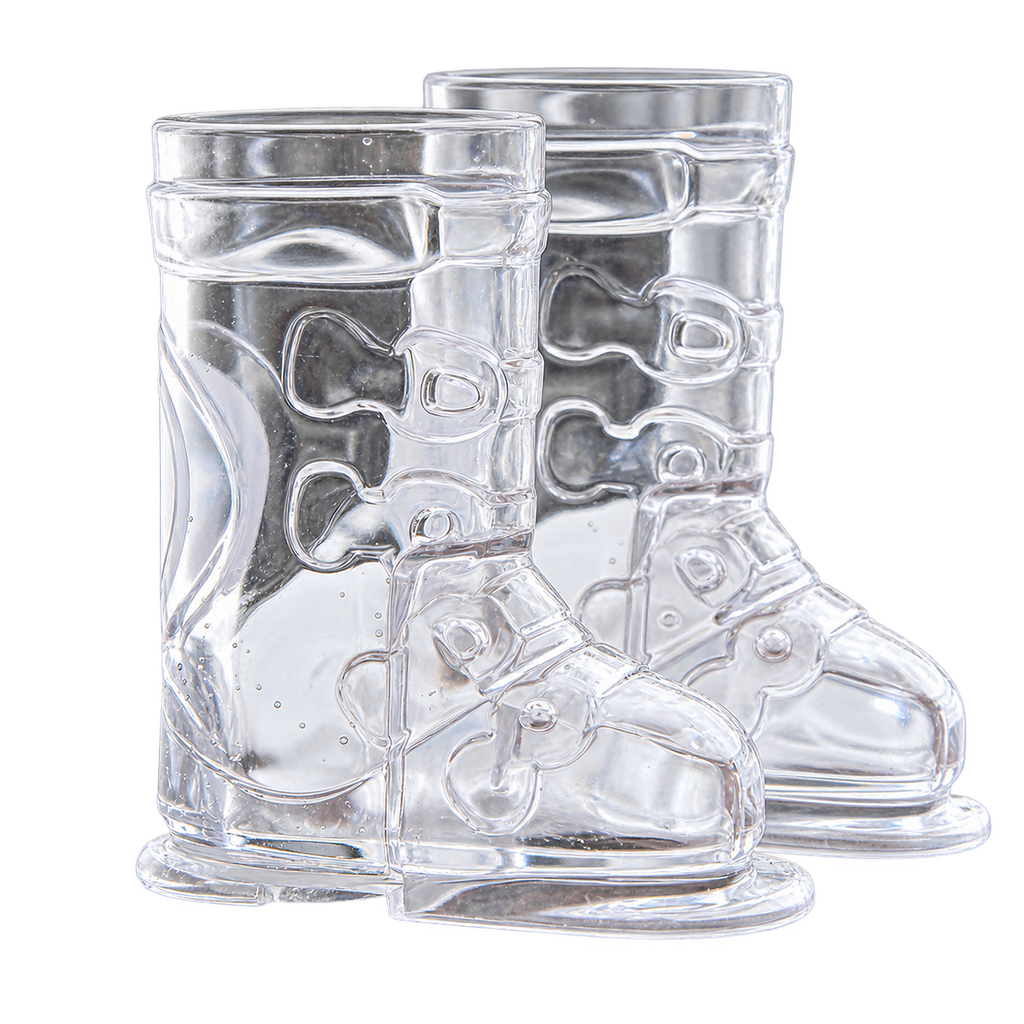 Ski Boot Shot Glasses – Set of 2 Après-Ski Drink Glasses