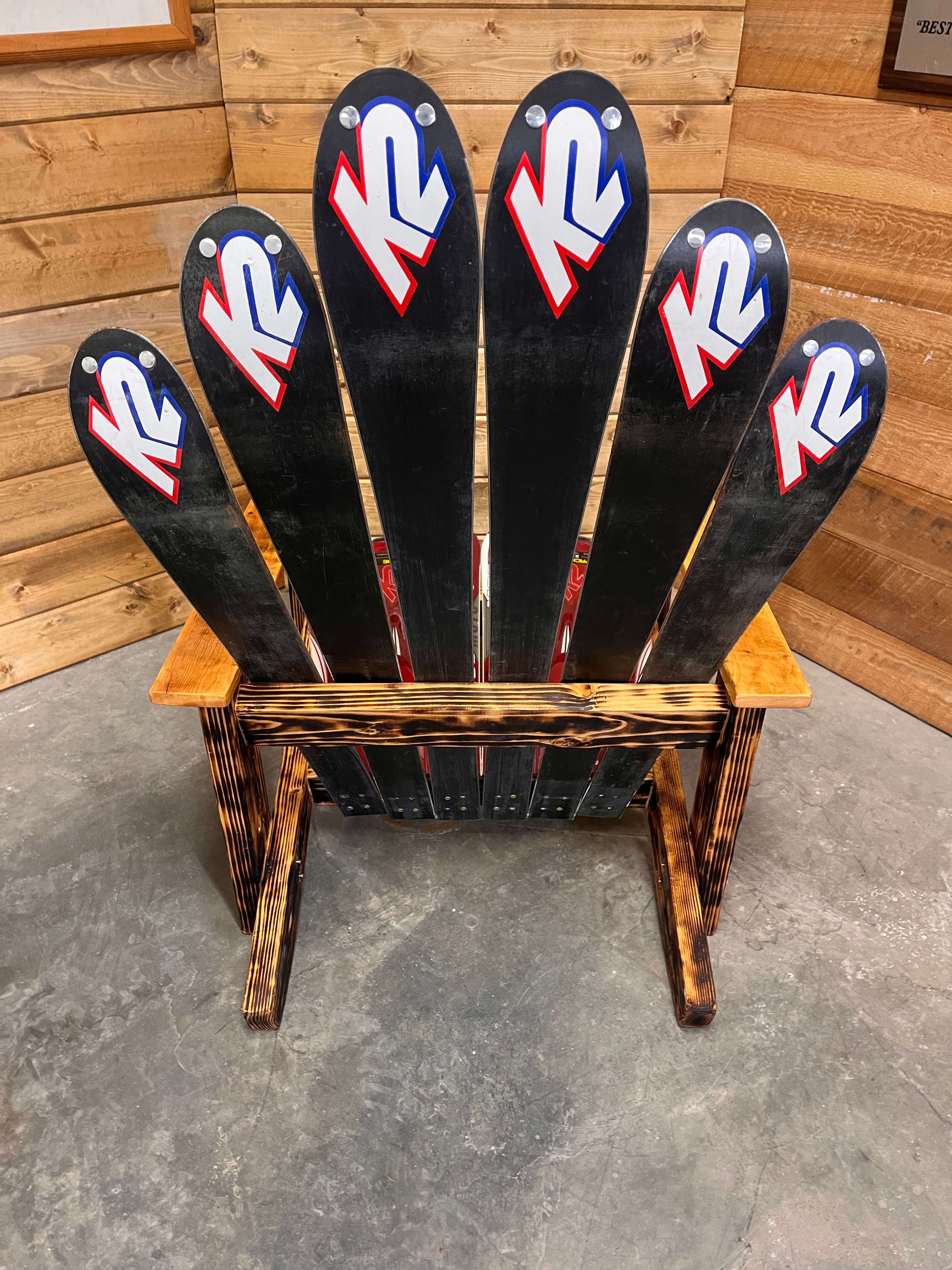 Adirondack Ski Chair | Handmade from Up-Cycled Alpine Skis