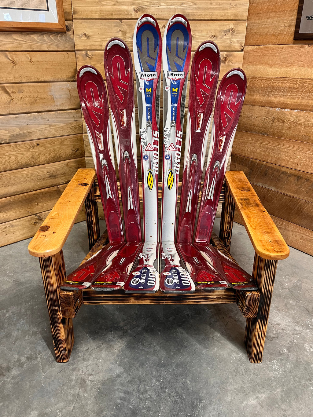 Adirondack Ski Chair | Handmade from Up-Cycled Alpine Skis