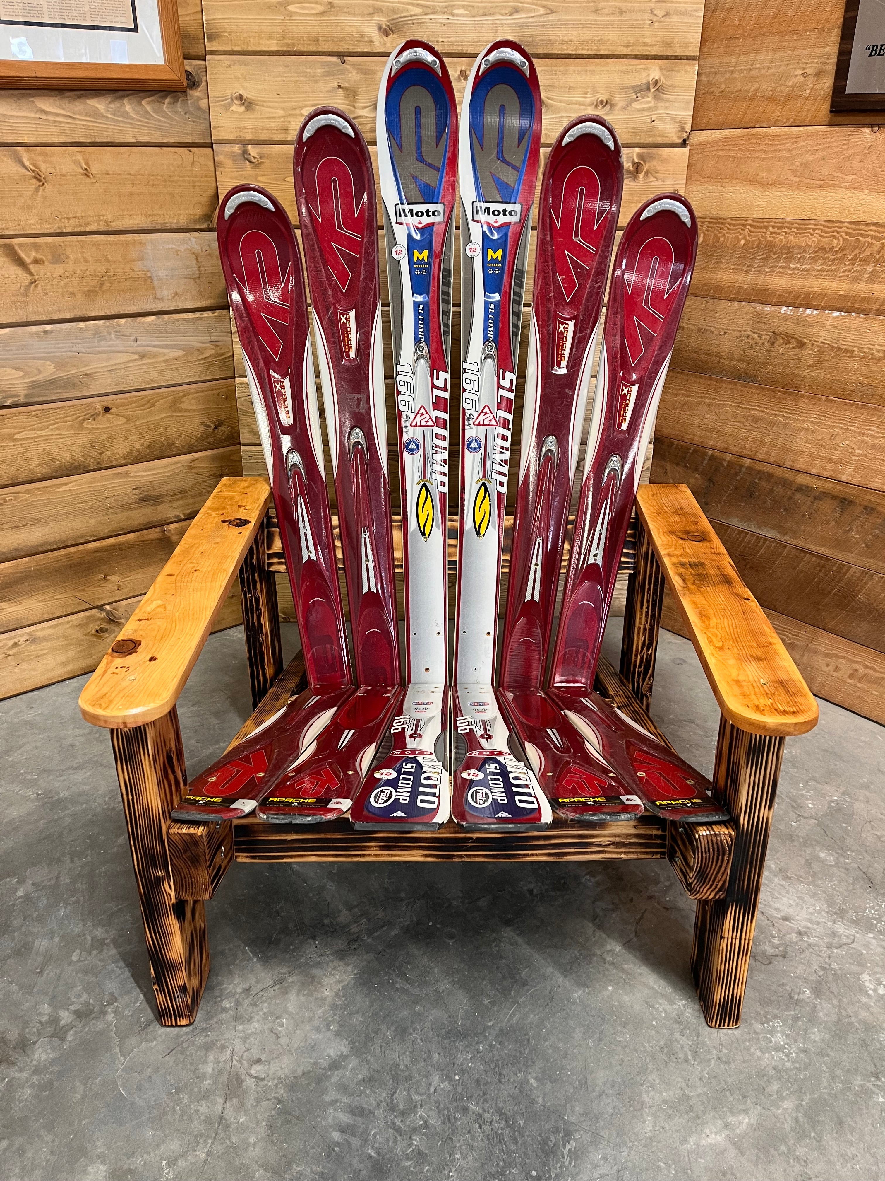 Adirondack Ski Chair | Handmade from Up-Cycled Alpine Skis