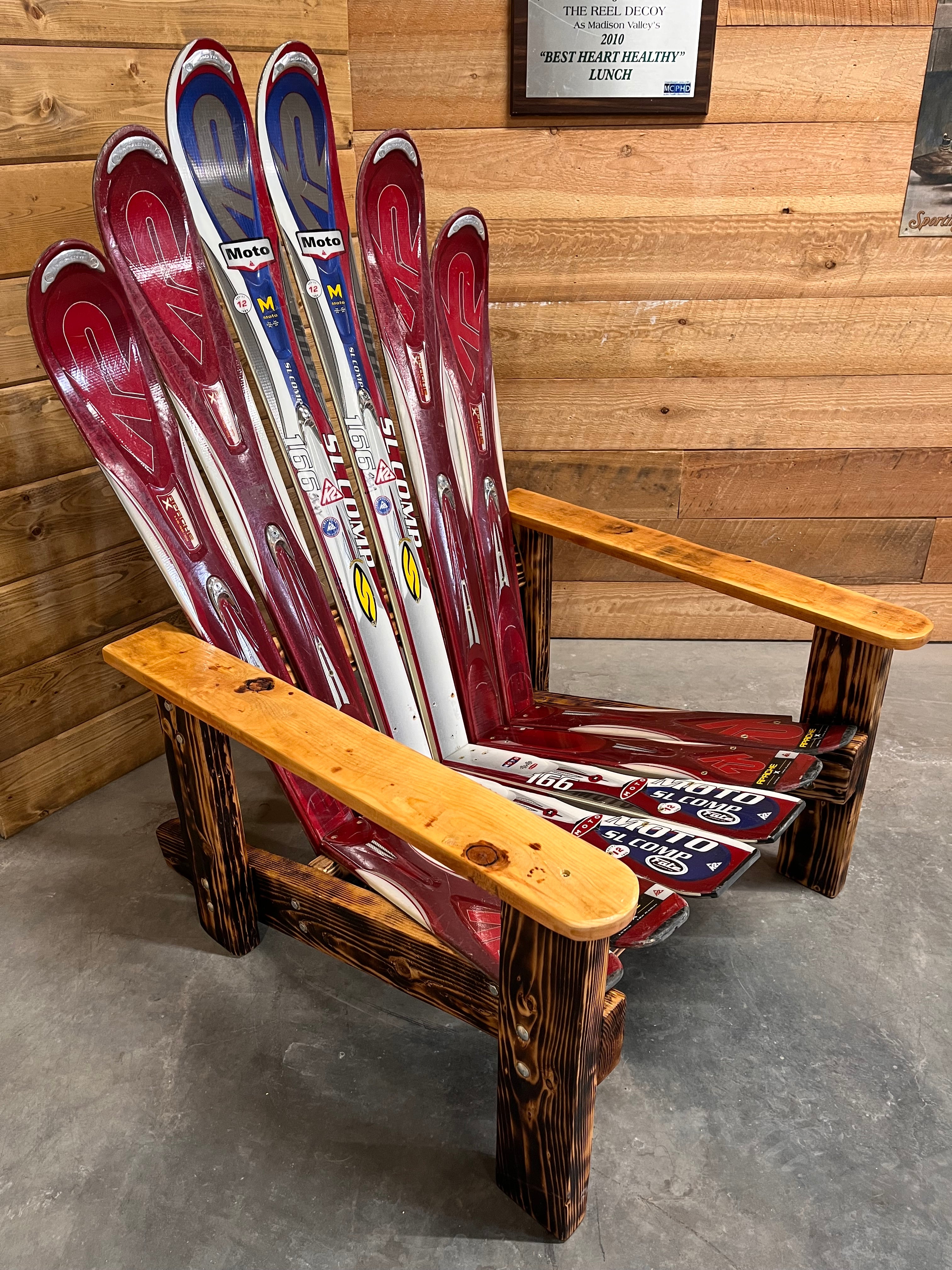 Adirondack Ski Chair | Handmade from Up-Cycled Alpine Skis