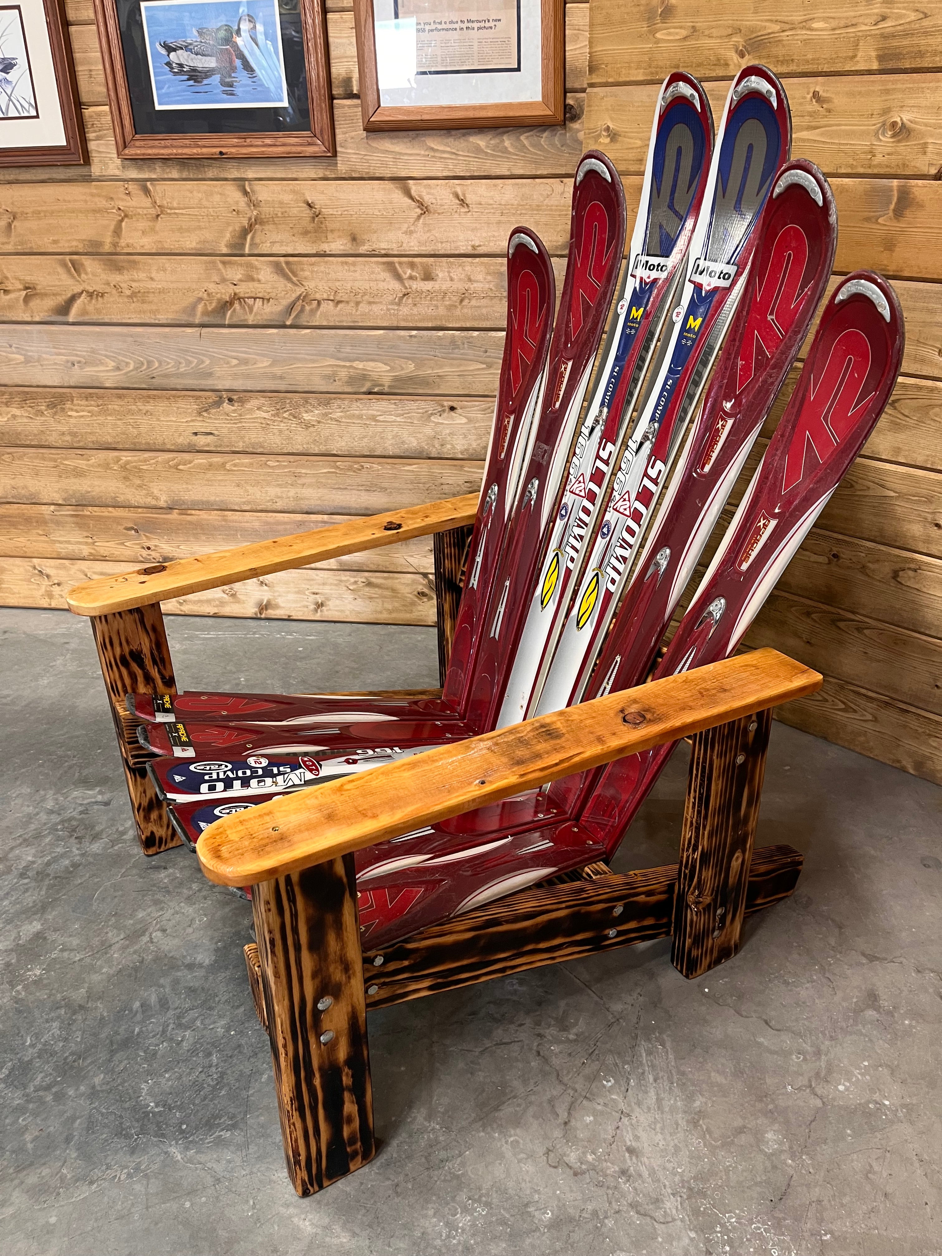 Adirondack Ski Chair | Handmade from Up-Cycled Alpine Skis