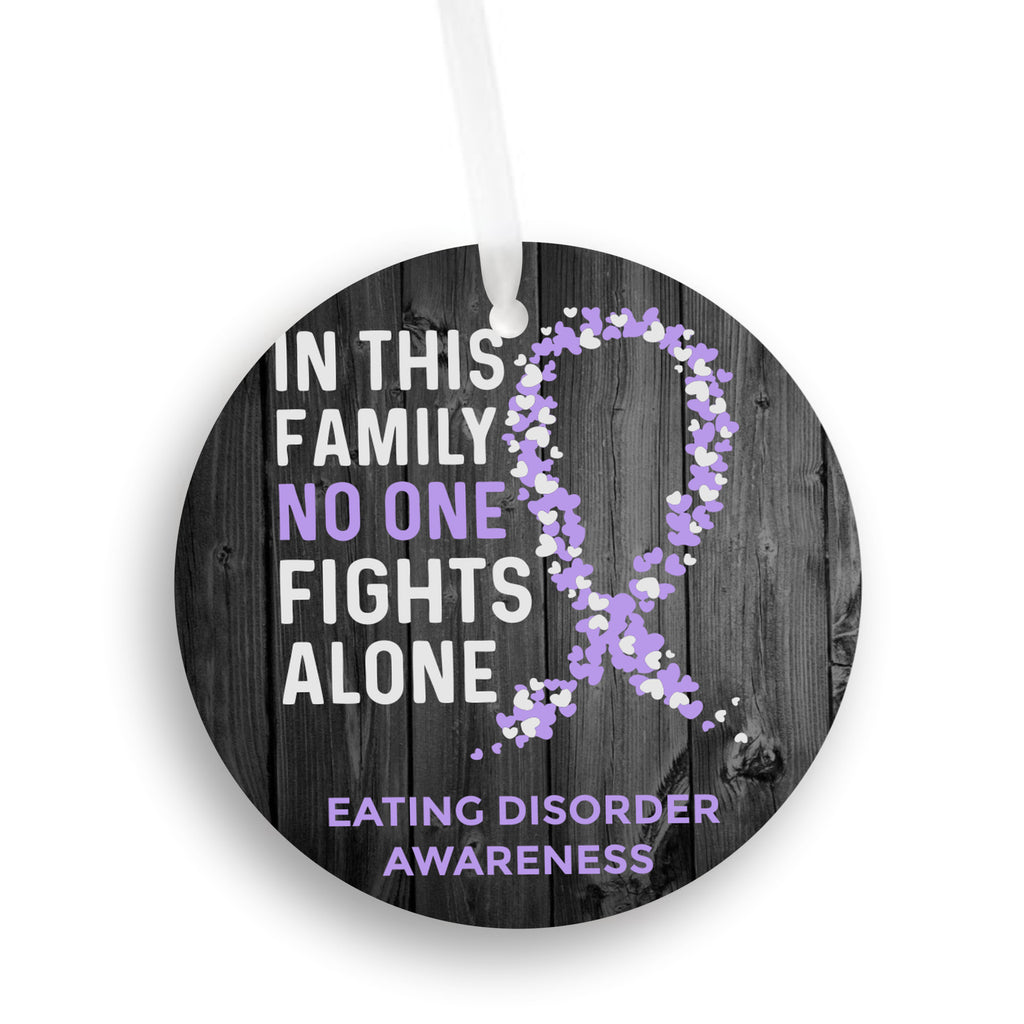Eating Disorder Awareness Christmas Ornament