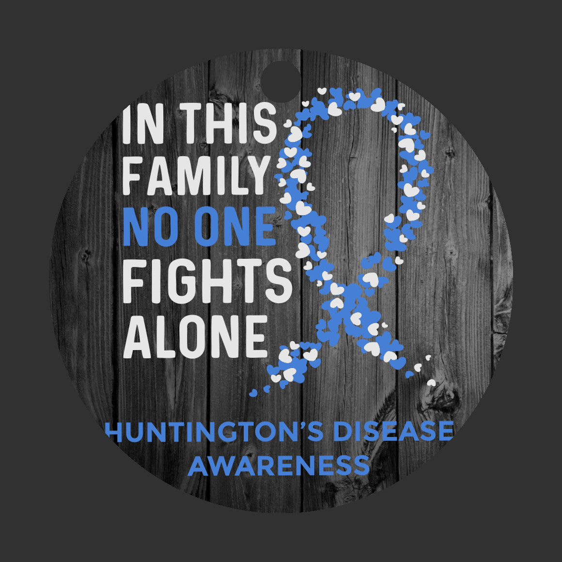 Huntington's Disease Awareness Christmas Ornament