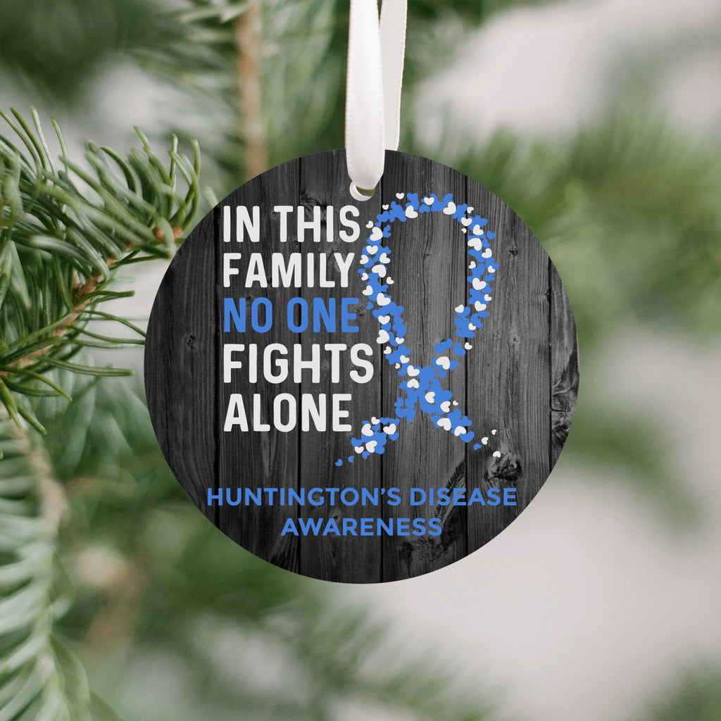 Huntington's Disease Awareness Christmas Ornament