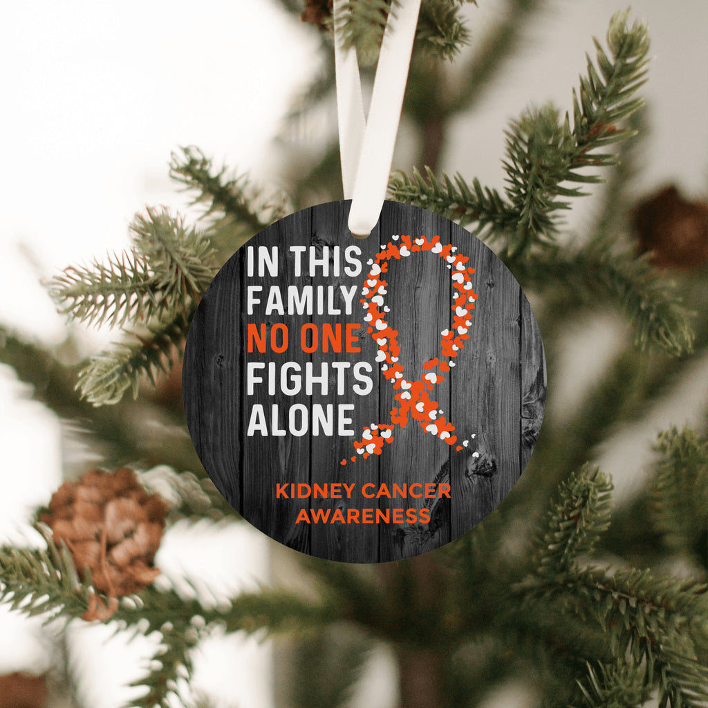 Kidney Cancer Awareness Christmas Ornament