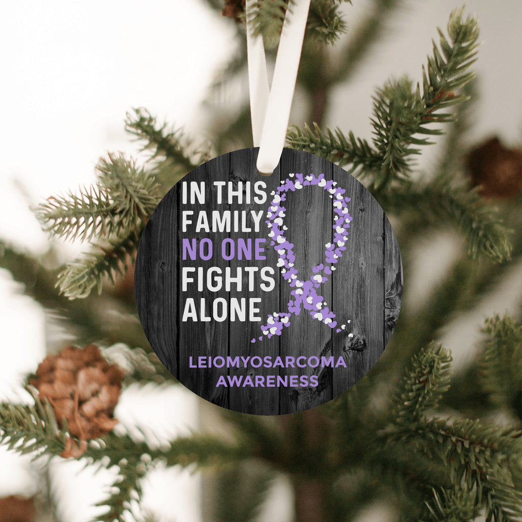 Leiomyosarcoma Awareness Christmas Ornament