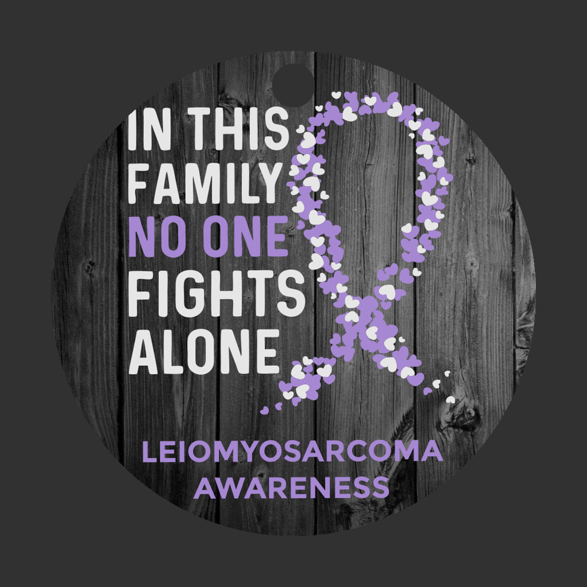 Leiomyosarcoma Awareness Christmas Ornament
