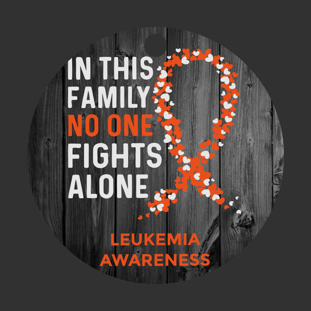 Leukemia Awareness Christmas Ornament